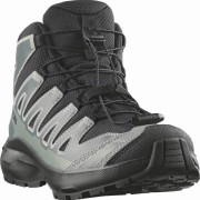 Buty dziecięce Salomon Xa Pro Mid Wp J Black-Sedona Sage-Wrought Iron