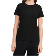 Koszulka damska 4F Tshirt F3309 czarny Deep Black
