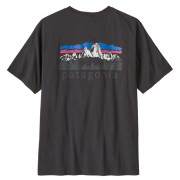 Koszulka męska Patagonia M's Fitz Roy Foothills T-Shirt czarny Ink Black