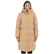 Damski płaszcz zimowy Fundango Cosycoat Long Padded Jacket żółty gold