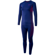 Damska bielizna termoaktywna Hi-Tec Lady Karti set ciemnoniebieski BlueDepths/Sangria