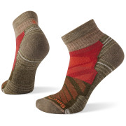 Damskie skarpety Smartwool W Performance Hike Light Cushion Color Block Pattern Ankle brązowy fossil