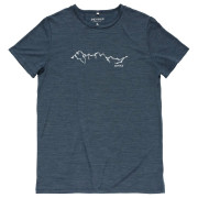 Koszulka męska Devold Active "Skyline" Tee Man ciemnoniebieski NIGHT