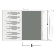 Dywan do namiotu Outwell Cozy Carpet Florida / Alabama 6 Air