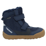 Dziecięce buty zimowe Viking Outdoor Footwear Spruce Barefoot Warm GTX 2V Navy ciemnoniebieski Navy