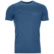 Koszulka męska Ortovox 150 Cool Mountain Ts M niebieski mountain blue