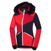 Damska kurtka narciarska Northfinder Edith czerwony/biały 193redwhite