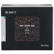 Kawa Drip it Mix - Brazil, Nicaragua 20x10 g szary šedá