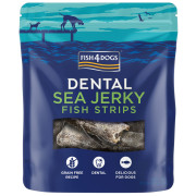 Przysmaki dla psów Fish4Dogs Dental Sea Jerky Fish Strips 100g
