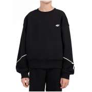 Bluza dziecięca 4F Sweatshirt F2696 Deep Black czarny Deep Black