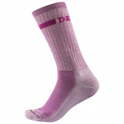 Damskie skarpety Devold Outdoor Medium Sock różowy Pink melange