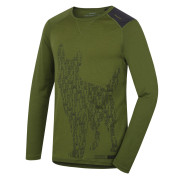 Męska koszulka Husky Merino 100 dl. rukáv Dog