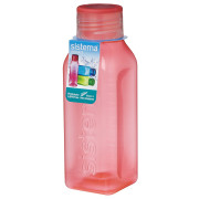 Butelka Sistema Square 475ml czerwony