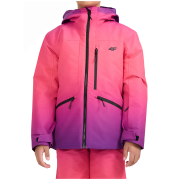 Dziecięca kurtka zimowa 4F Technical Jacket F1199 Multicolour różowy Multicolour 3 Allover