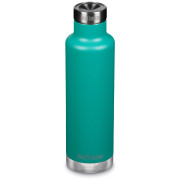 Butelka termiczna ze stali nierdzewnej Klean Kanteen Insulated Classic Narrow 25oz (w/Pour Through Cap) turkusowy blue