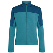 Męska bluza Icebreaker Men Merino Blend 300 RealFleece™ Descender LS Zip jasnoniebieski Topaz/Atlant/Cb