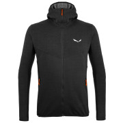 Męska bluza Salewa *Light Micro Pl M Fz Hdy czarny Black Out