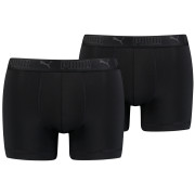 Męskie bokserki Puma Sport Microfiber Boxers 2P czarny Black