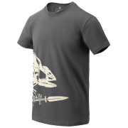 Koszulka męska Helikon-Tex T-Shirt (Full Body Skeleton) szary Shadow Grey