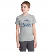 T-shirt dziecięcy Kilpi Salo jasnoszary light grey