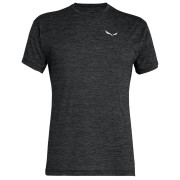 Koszulka męska Salewa Puez Melange Dry M S/S Tee czarny Black Out Melange