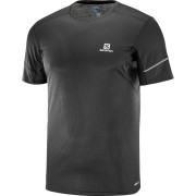 Koszulka męska Salomon Agile Ss Tee M czarny Black