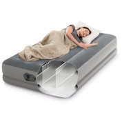 Dmuchany materac Intex Twin Dura-Beam Prestige Mid-Rise USB Pump