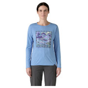 Koszulka damska Patagonia W's L/S Cap Cool Daily Graphic Shirt - Lands