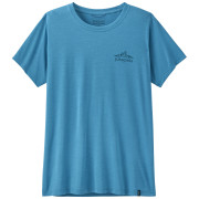 Koszulka damska Patagonia Women's Capilene Cool Daily Shirt - Cloud Crag niebieski Shore Blue - Light Shore Blue X-Dye