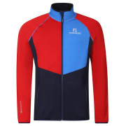 Męska bluza Progress Glacier czerwony/niebieski červená/stř.modrá/tm.modrá