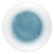 Talerz Brunner Dinner plate blueice biały