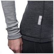 Damska koszulka Sensor Merino Bold dl. rukáv zip