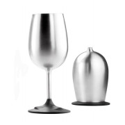 Kieliszek GSI Outdoors Glacier Stainless Nesting Wine srebrny