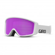 Gogle narciarskie Giro Index 2.0 White Wordmark Amber biały Amber Pink