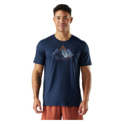 Męska koszulka Smartwool Triangle Mountain Active Short Sleeve Graphic Tee