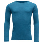 Koszulka męska Devold Breeze Man Shirt long sleeve niebieski BlueMelange