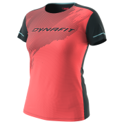 Damska koszulka Dynafit Alpine 2 W S/S Tee pomarańczowy/czarny hot coral/3010