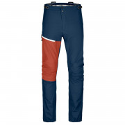 Spodnie męskie Ortovox Westalpen 3L Light Pants M niebieski/czerwony deep ocean
