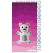 Ręcznik szybkoschnący Towee Bear różowy Pink