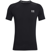 Koszulka męska Under Armour HG Armour Fitted SS czarny Black//White
