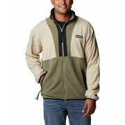 Męska bluza Columbia Back Bowl Fleece Lightweight beżowy Ancient Fossil, Stone Green, Black