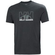 Koszulka męska Helly Hansen Nord Graphic T-Shirt zarys Ebony