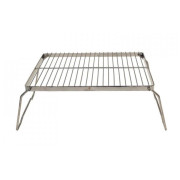 Składany grill Stabilotherm BBQ Grid Medium 23x34 cm srebrny