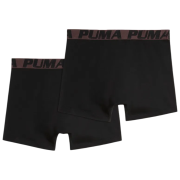 Męskie bokserki Puma Striped Elastic Boxers 2P black