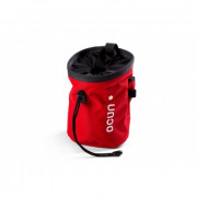 Worek na magnezję Ocún Push + pasek Ocún Chalk Bag Belt czerwony RedTwist