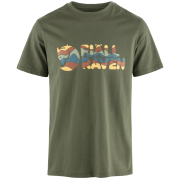 Koszulka męska Fjällräven Multicolor Logo T-shirt M zielony Laurel Green