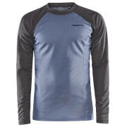 Męska koszulka Craft Core Warm Baselayer Ls szary/niebieski Granite-Flow