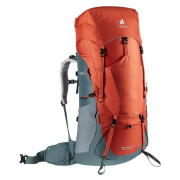 Plecak damski Deuter Aircontact Lite 60+10 SL czerwony/szary PaprikaTeal