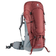 Plecak damski Deuter Aircontact 40+10 SL szary/czerwony RedwoodTeal