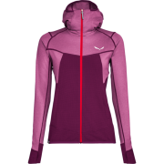 Bluza damska Salewa Puez Hybrid PL W FZ fioletowy DarkPurpleMelange